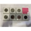 Image 2 : 7 CANADIAN 50 CENT COINS 1981 TO 1987 7 DIFFERENT DATES