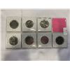 Image 2 : 7 CANADIAN 50 CENT COINS 1994, 1997, 2002, 2005, 2007, 2008, 2009