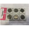 Image 1 : 6 CANADIAN DOLLARS 1978 TO 1983, LAST SILVER COLOURED DOLLARS BEFORE LOONIE