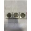 Image 2 : 3 CANADIAN CENTENNIAL DOLLARS 1974 WINNIPEG, 1982 CONFEDERATION, 1984 JACQUES CARTIER
