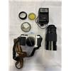 Image 1 : VINTAGE PENTAX ASAHI 35MM CAMERA AND ASSORTED LENSES