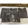 Image 1 : 5 ASSORTED MENS POLYESTER SPANDEX TANK TOPS - 4 MEDIUM, 1 SMALL