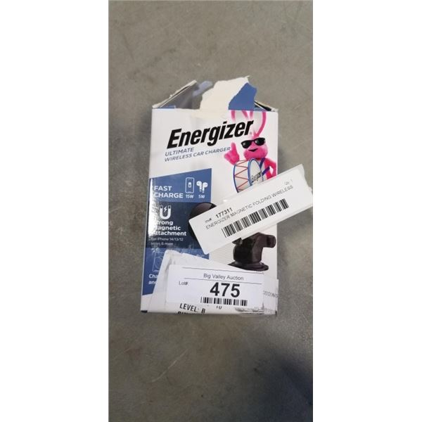 ENERGIZER MAGNETIC FOLDING WIRELESS CHARGING STAND AND ULTIMATE WIRELESS CAR CHARGER