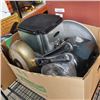 Image 3 : 2 BOXES OF APPLIENCES AND COOKWARE