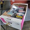 Image 1 : BOX OF DVD, CDS AND ROKU STREAMING STICK