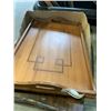 Image 3 : CRATE OF VINTAGE ROTARY PHONES, IRON, SERVING TRAYS AND MORE