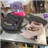 Image 1 : BENCH BAG, CAMELBACK PROTECTOR BOARD, NEW IPAD CASES AND NEW LADIES SHOES SIZE 8.5