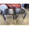 Image 1 : 2 MATCHING BLACK IDEA SIDE TABLES