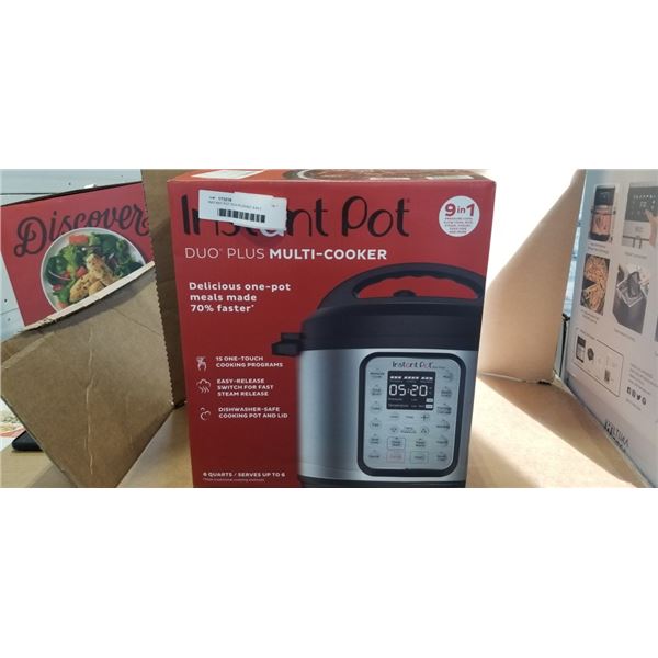 INSTANT POT DUO PLUS 6QT 9-IN-1 PRESSURE COOKER - TESTED WORKING, RETAIL $199