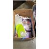 Image 2 : TOTE AND BOX OF NEW ITEMS, INCLUDING COLOR CHANGING CONTACTS AND MORE