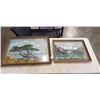 Image 1 : 2 VINTAGE NEEDLEPOINTS FRAMED