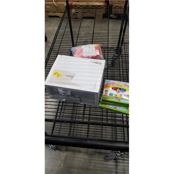 WIPE WARMER, BALLOONS AND JUMBO PENCILS