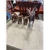 Image 2 : DECORATIVE WOODEN COLLECTIBLES, PUNCH BOWL SET