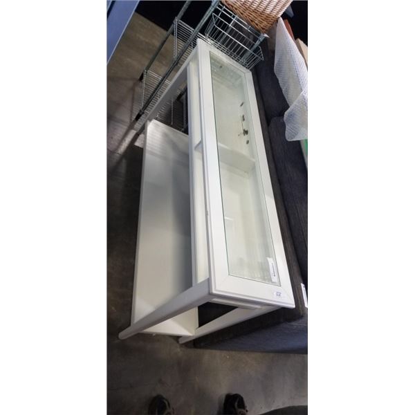 IKEA LIATORP GLASS INSERT SOFA TABLE 52" LONG