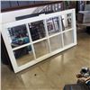 Image 1 : WHITE BARN WINDOW MIRROR 45 INCH X 24 INCH