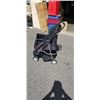 Image 1 : THREE WHEELED PET STROLLER, BLACK