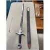 Image 1 : 41 INCH STAINLESS SWORD WITH SHEATH, MADE IN PAKISTAN