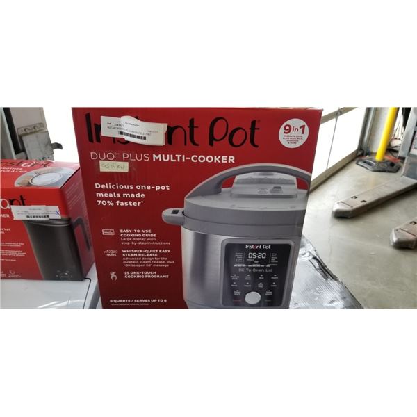 INSTANT POT PRO PLUS 9IN1 6QT ELECTRIC PRESSURE COOKER - TESTED WORKING, RETAIL $329