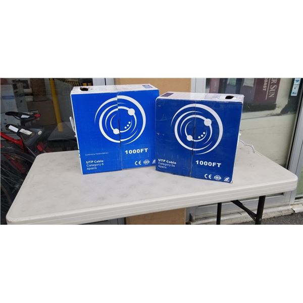 CAT 5E/6 CABLE, APPROX. 1400' TOTAL