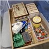 Image 2 : ASSORTED COLLECTIBLE ITEMS IN BAG AND TRAY