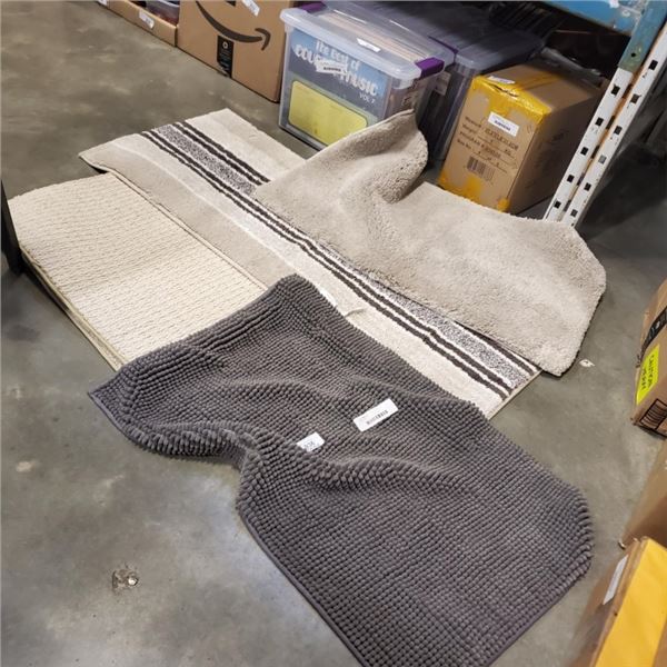5 BATH MATS