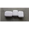 Image 1 : 3 PAIRS OF APPLE AIRPODS, ONE PAIR IS AIRPOD PRO, AUTHENTIC, LOST PROPERTY