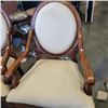 Image 2 : PAIR OF VICTORIAN SYTLE STUDDED ARM CHAIRS