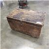 Image 1 : VINTAGE WOOD ROLLING TRUNK