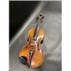 Image 2 : ANTIQUE GUANERIUS VIOLIN WITH BOW IN HARD CASE, DAMAGE TO LOWER BODY, see main description