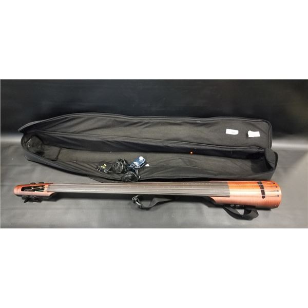 NS DESIGN NXT4 ELECTRIC UPRIGHT BASS WITH CASE AND BOW