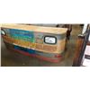Image 2 : EXTREMELY UNIQUE TATA EX 3519 AUTOMOTIVE GRILL RUSTIC SERVING BAR WITH REAL FUNCTIONING HEADLIGHTS 1