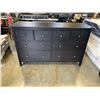 Image 1 : BLACK 8 DRAWER DRESSER