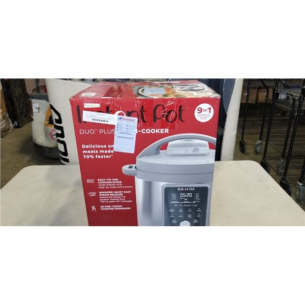 INSTANT POT DUO PLUS 9IN1 6QT ELECTRIC PRESSURE COOKER - TESTED WORKING