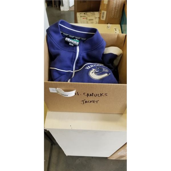 VANCOUVER CANUCKS JACKET, SIZE XXL