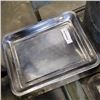 Image 2 : 40 STAINLESS BAKING PANS, 12 INCH X 16 INCH