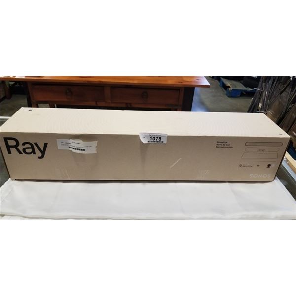 SONOS RAY SOUNDBAR - TESTED WORKING, RETAIL $349
