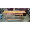 Image 1 : ANTIQUE TWO DRAWER DESK