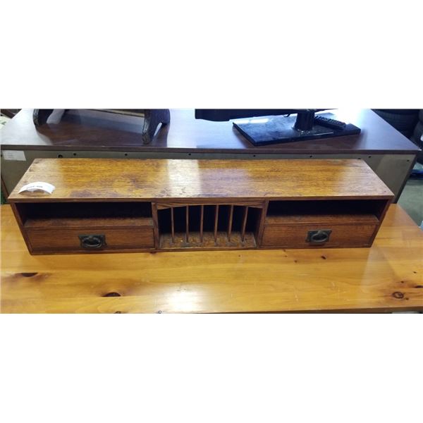 ANTIQUE DESKTOP ORGANIZER
