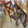 Image 3 : CRATE AND BARRELL DINING TABLE WITH 6 CHAIRS