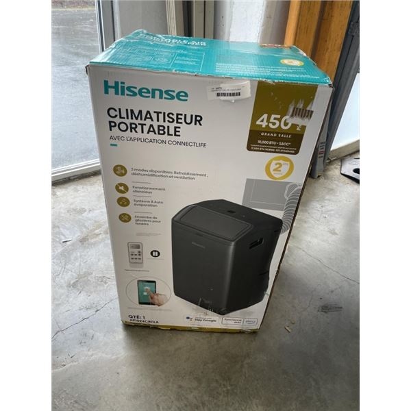 HISENSE PORTABLE AIR CONDITIONER LARGE ROOM 450 SQ FT WORKING