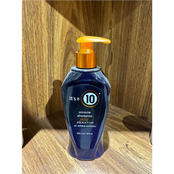 It's a 10 miracle shampoo plus keratin