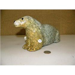 10" soapstone seal by Michael Scott #682F (2)