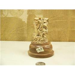 Imported - carved group of 3 porpoises (2)