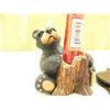 Image 2 : Bear candle stick and 2 leather items (229)