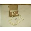 Image 1 : Set of cultured pearls 30" strand (227)