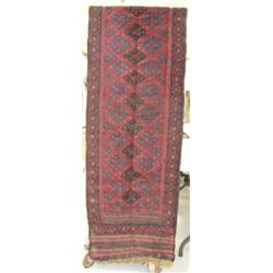 6'11"x1'10" Sanai hand knotted woolen rug (15)