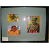 Image 1 : 3 framed prints by Fred Machetanz from the 70's, double matted and framed, framed size 21"x27" (229)