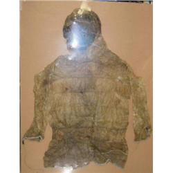 Circa 1900 seal gut rain gear - shrink wrapped - tear on back (2)