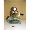 Image 1 : 15" Soapstone kayaker mounted on AK jade base by Michael Scott (2)