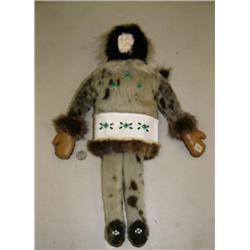 20" sealskin doll with ivory face by Maria Anariak from Togiak, AK (2)